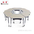 Desks And Chairs Bench Students Individual Combined Study School Desk Chair Factory